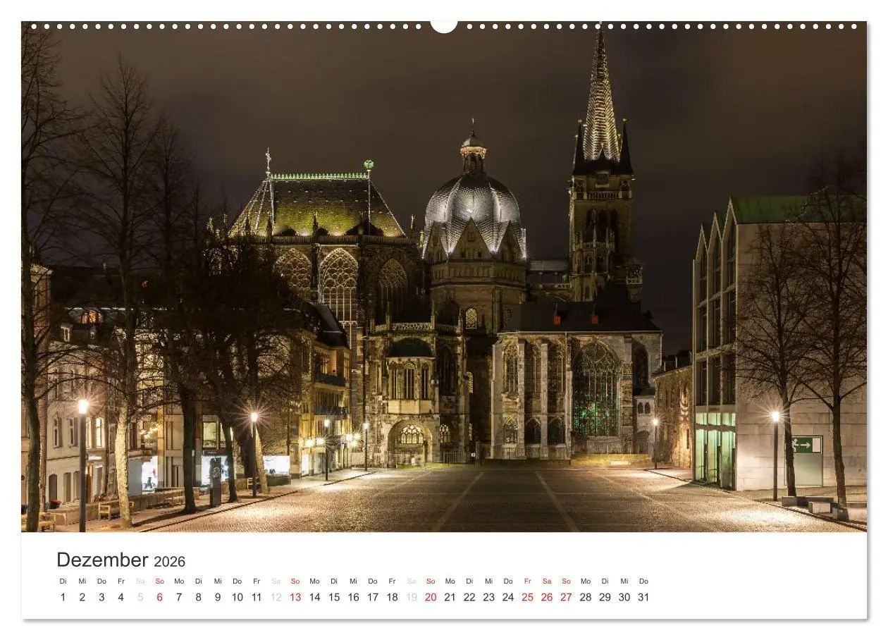 Bild: 9783516015430 | Aachener Dom - Weltkulturdenkmal (hochwertiger Premium Wandkalender...