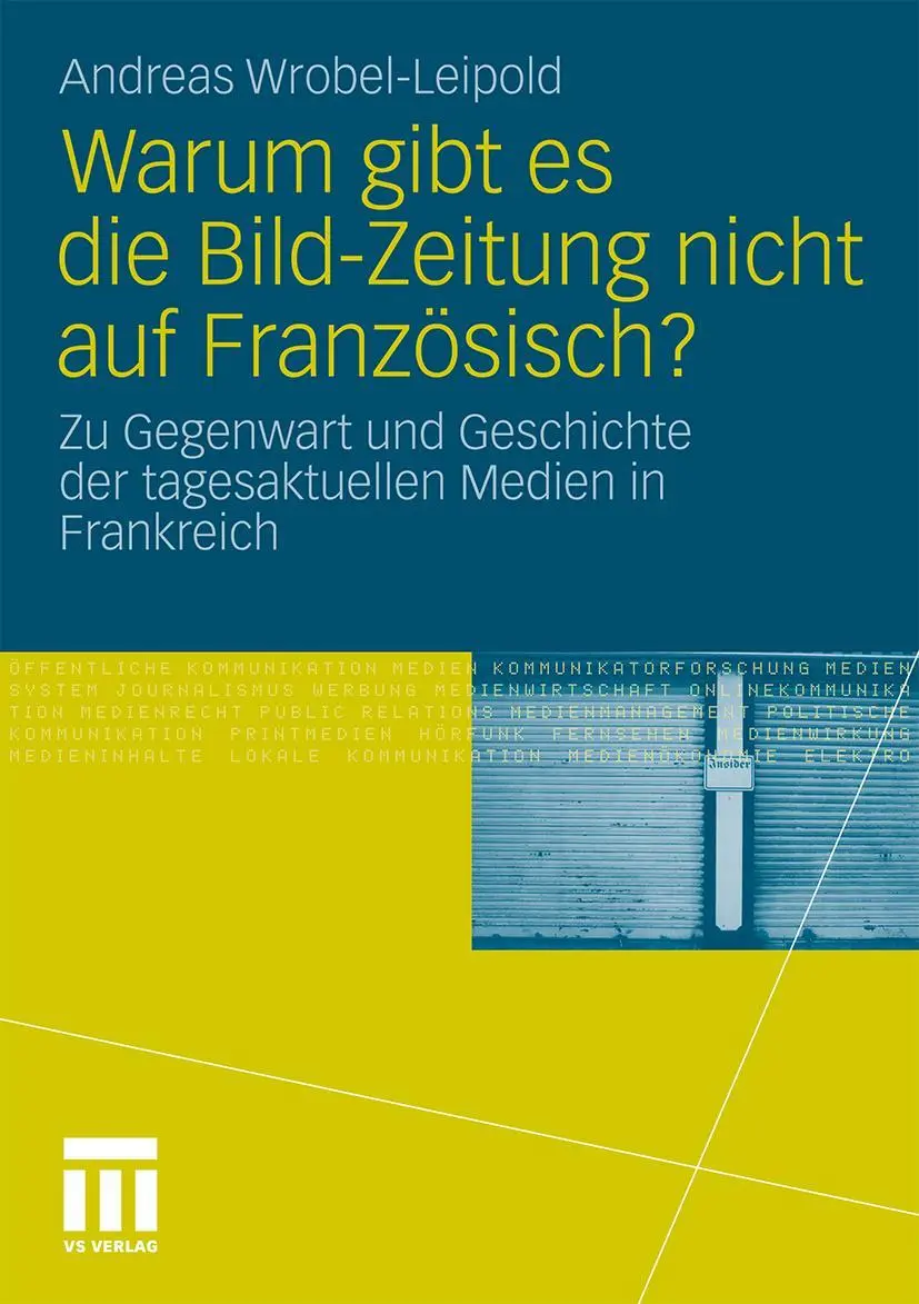 Cover: 9783531175430 | Warum gibt es die Bild-Zeitung nicht auf Französisch? | Wrobel-Leipold