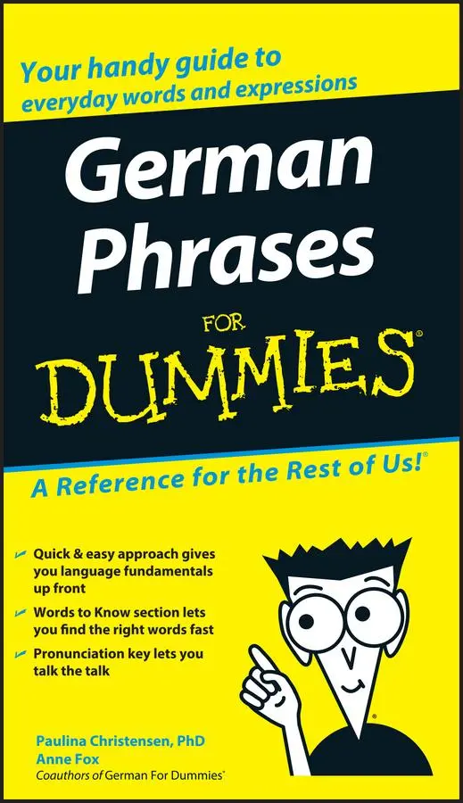Cover: 9780764595530 | German Phrases for Dummies | Paulina Christensen (u. a.) | Taschenbuch