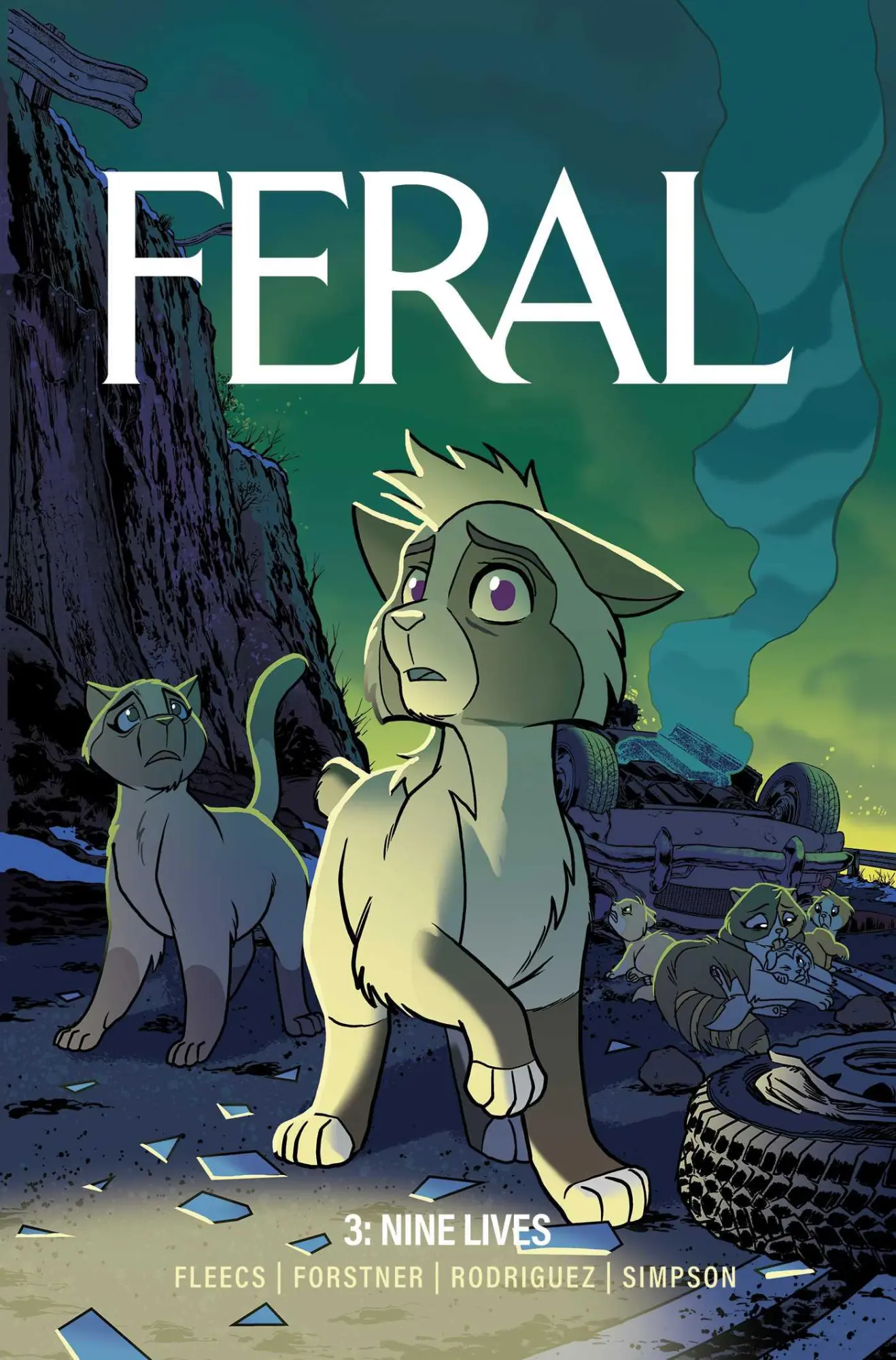 Cover: 9781534335530 | Feral Volume 3 | Nine Lives | Tony Fleecs | Taschenbuch | Englisch