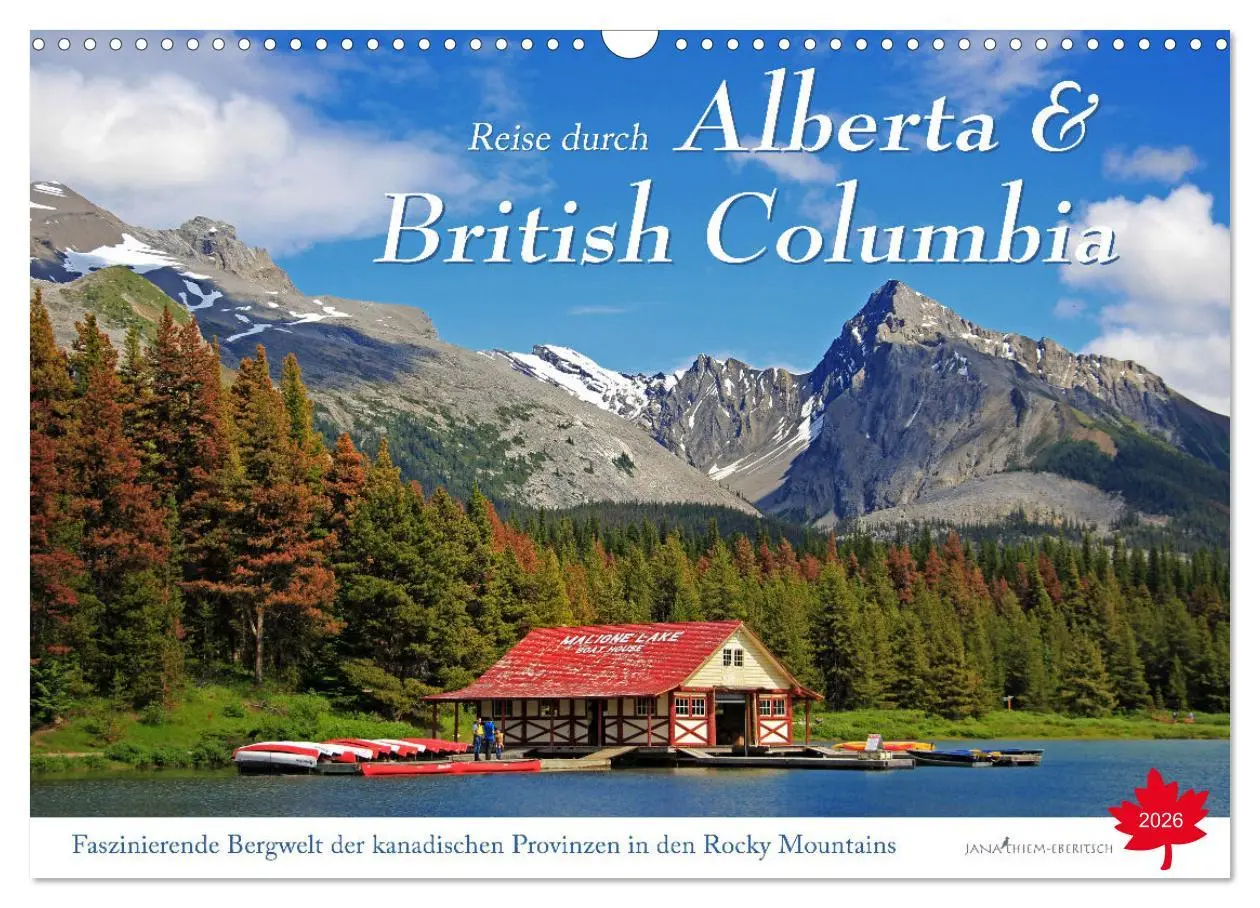 Cover: 9783457915530 | Reise durch Alberta und British Columbia (Wandkalender 2026 DIN A3...