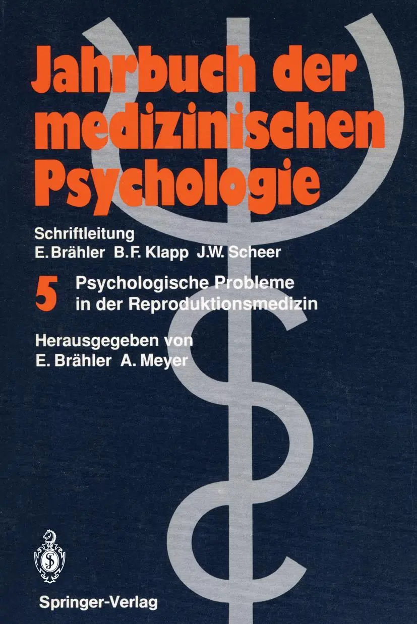 Cover: 9783540525530 | Psychologische Probleme in der Reproduktionsmedizin | Brähler (u. a.)