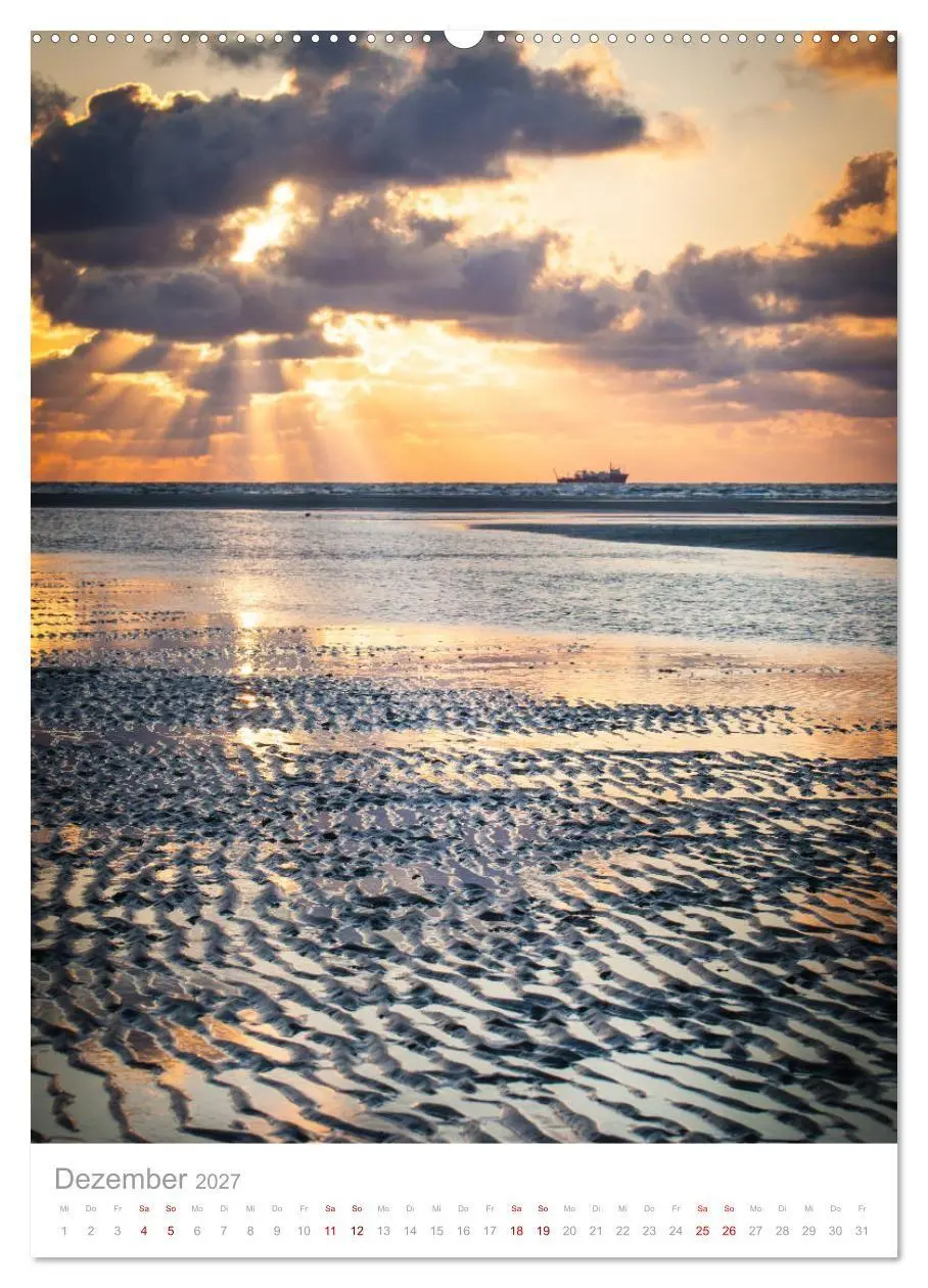 Bild: 9783569645530 | Amrum - Das Gesicht der Nordsee (Wandkalender 2027 DIN A2 hoch),...