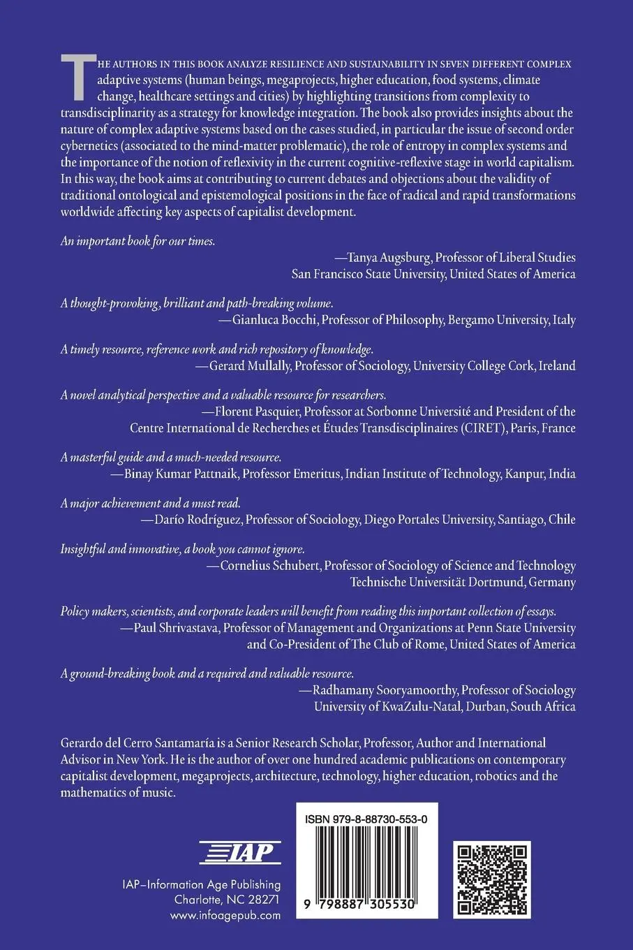 Rückseite: 9798887305530 | From Complex Systems to Transdisciplinarity | Santamaría | Taschenbuch