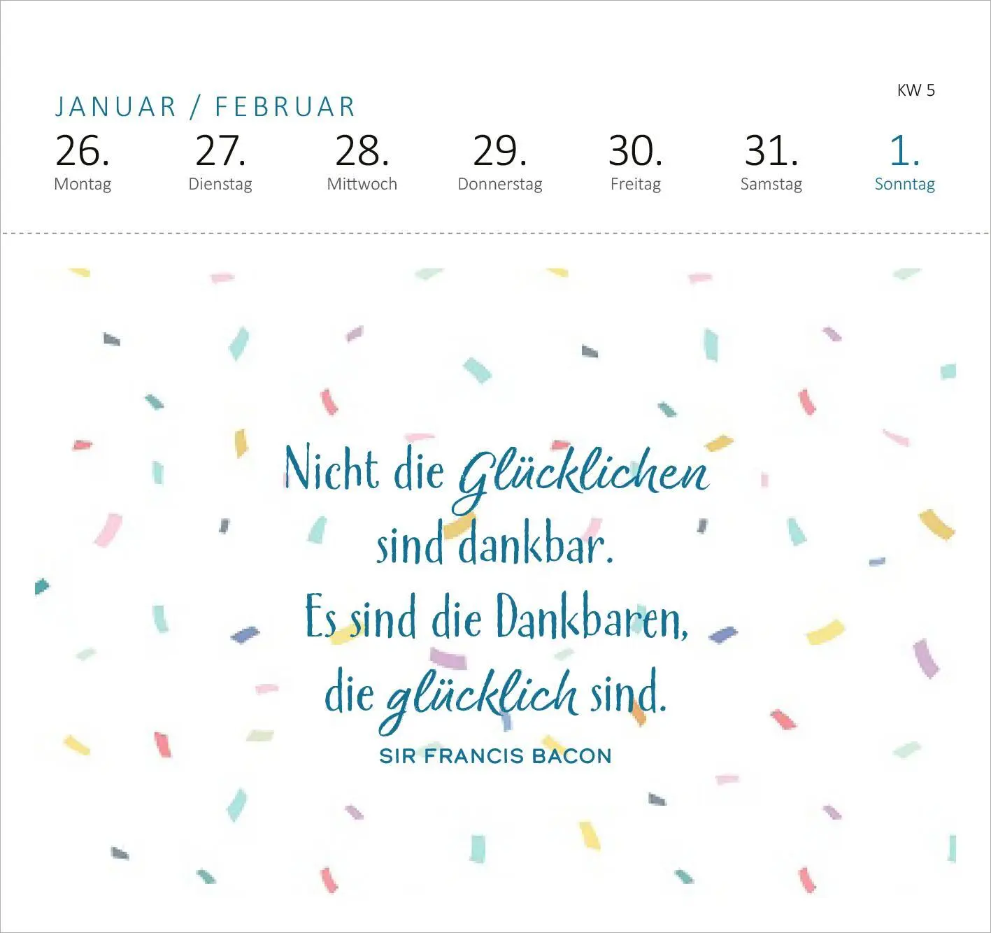 Bild: 4014489135630 | Postkartenkalender Glücksmantras 2026 | Kalender | Spiralaufsteller