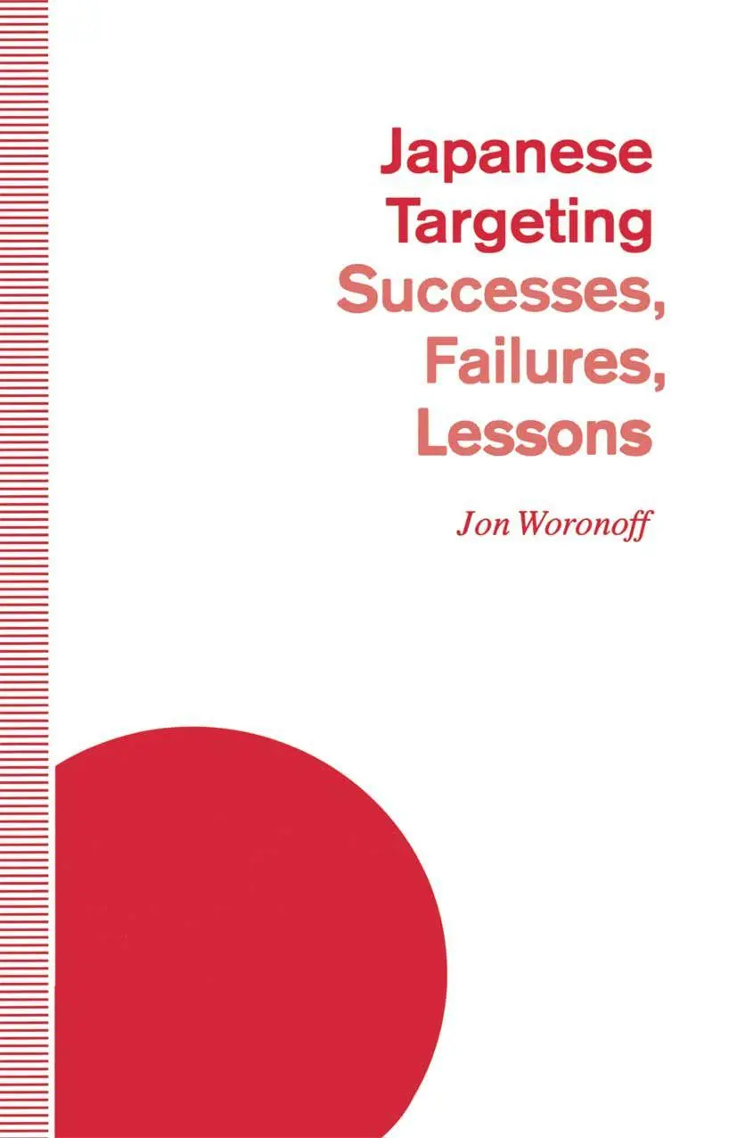Cover: 9781349125630 | Japanese Targeting | Successes, Failures, Lessons | Jon Woronoff | xii