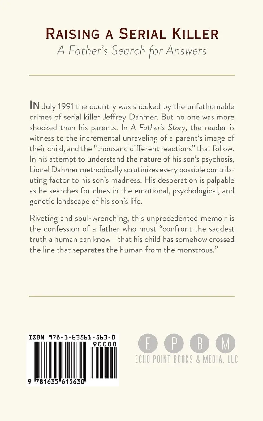 Rückseite: 9781635615630 | A Father's Story | Lionel Dahmer | Taschenbuch | Englisch | 2021