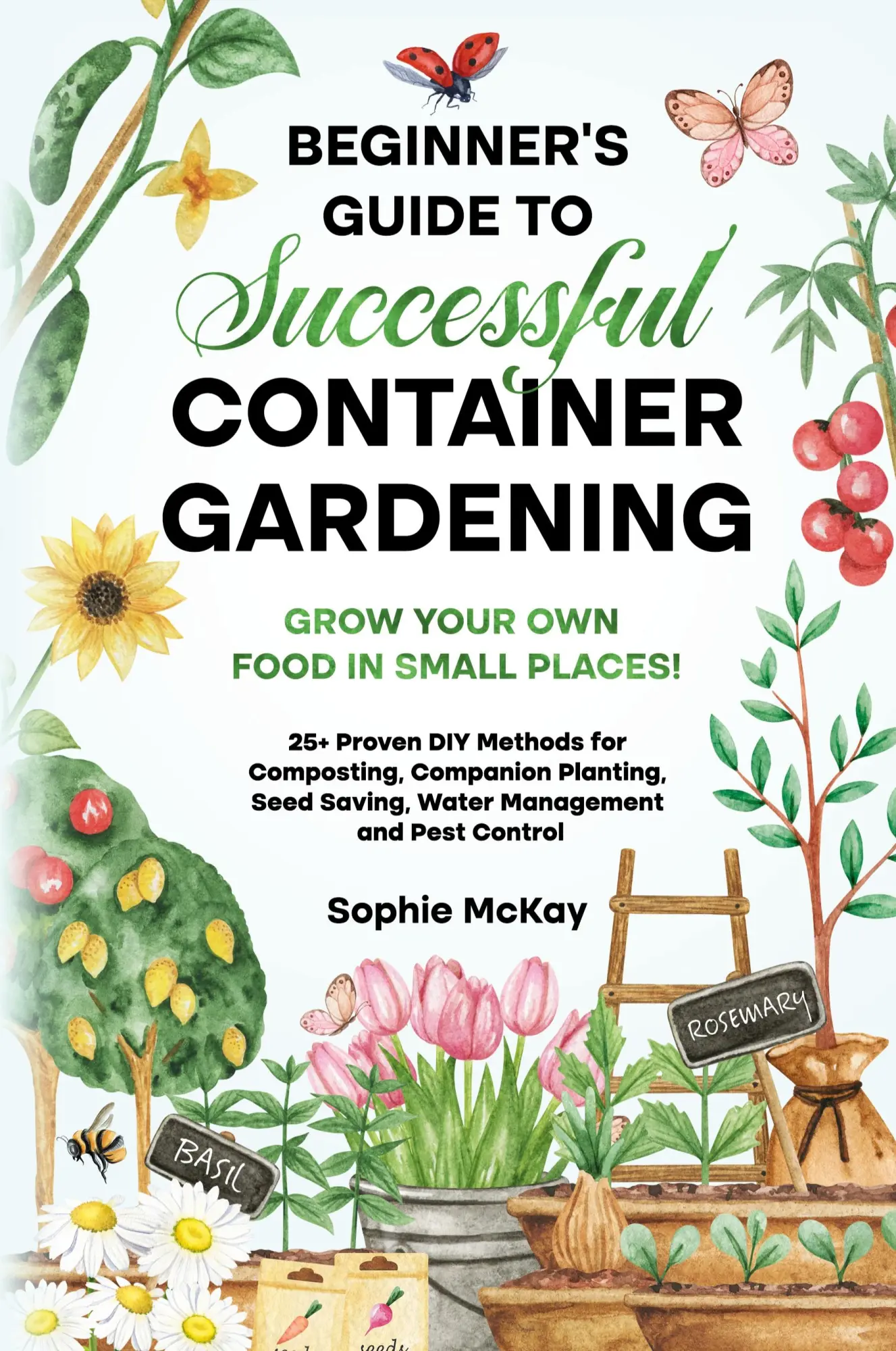 Cover: 9781739735630 | Beginner's Guide to Successful Container Gardening | Sophie Mckay