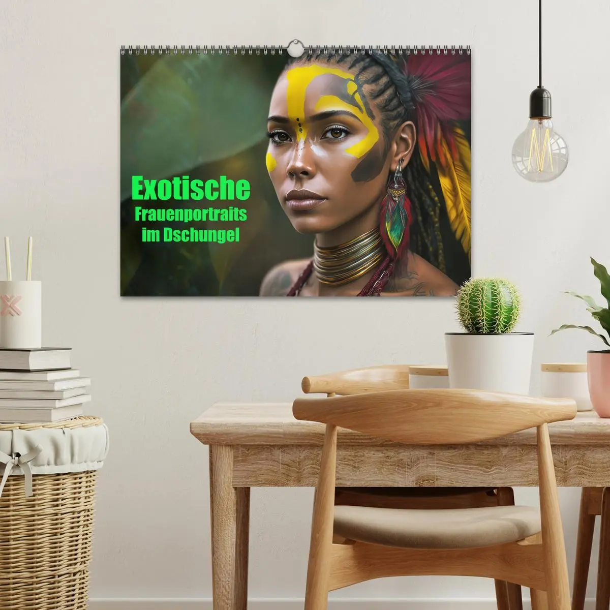 Bild: 9783457525630 | Exotische Frauenportraits im Dschungel (Wandkalender 2026 DIN A3...