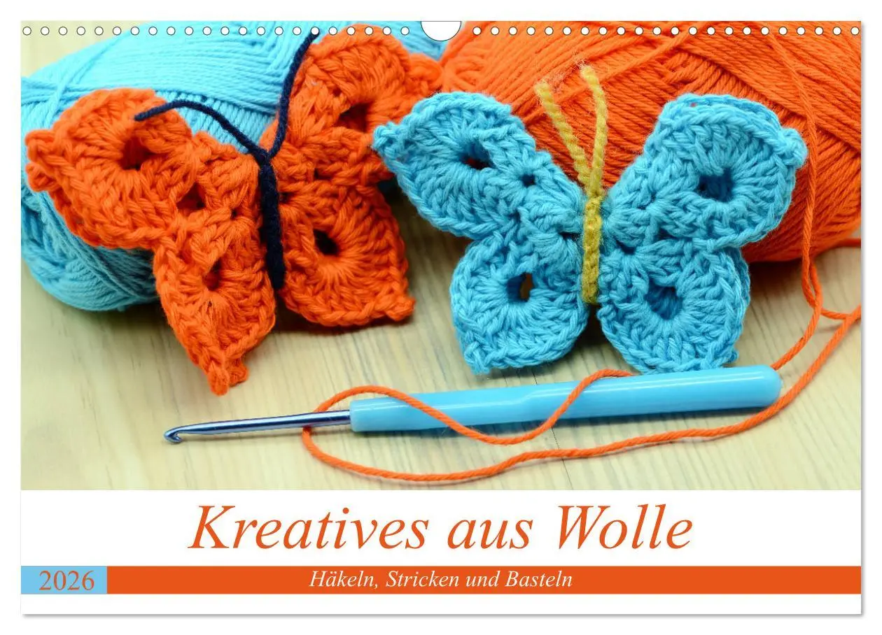 Cover: 9783457835630 | Kreatives aus Wolle - Häkeln, Stricken und Basteln (Wandkalender...