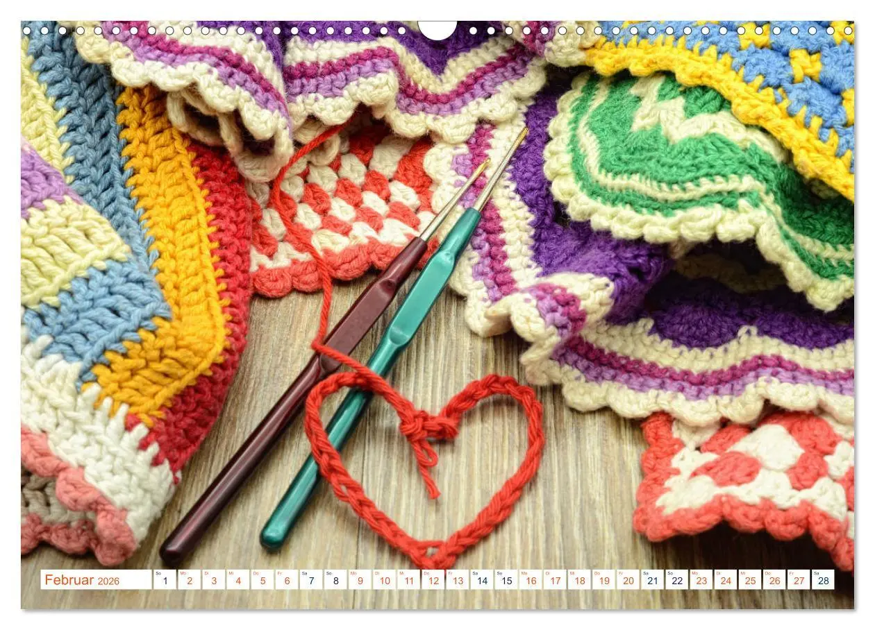 Bild: 9783457835630 | Kreatives aus Wolle - Häkeln, Stricken und Basteln (Wandkalender...