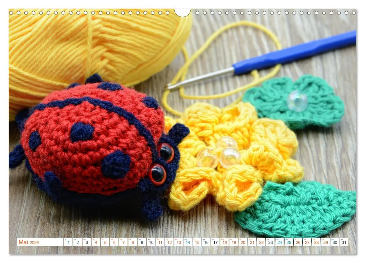 Bild: 9783457835630 | Kreatives aus Wolle - Häkeln, Stricken und Basteln (Wandkalender...