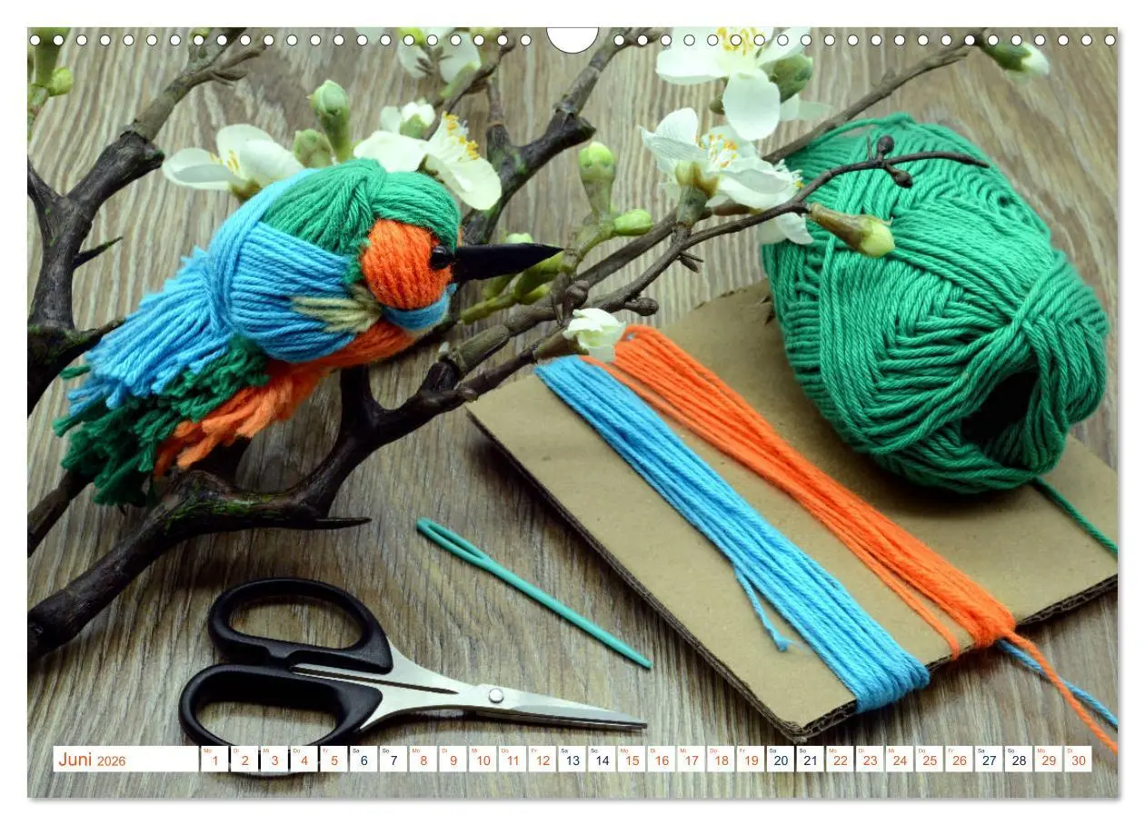 Bild: 9783457835630 | Kreatives aus Wolle - Häkeln, Stricken und Basteln (Wandkalender...