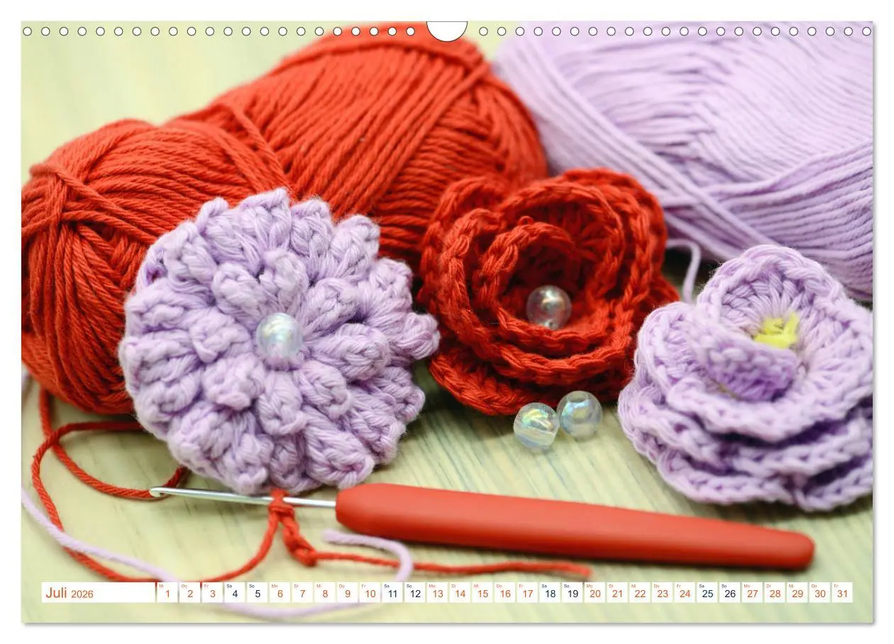 Bild: 9783457835630 | Kreatives aus Wolle - Häkeln, Stricken und Basteln (Wandkalender...