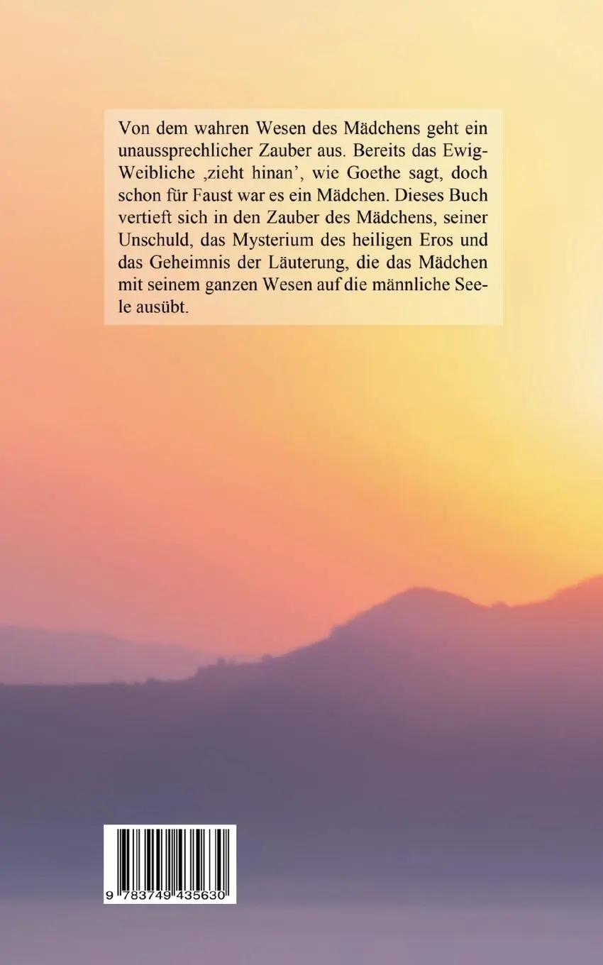 Rückseite: 9783749435630 | Läuternde Lauterkeit | Das Mädchen und die männliche Seele | Buch