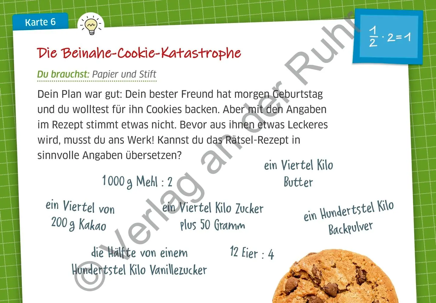 Bild: 9783834645630 | Die Mathe-Kartei für Schnelle | Redaktionsteam Verlag an der Ruhr