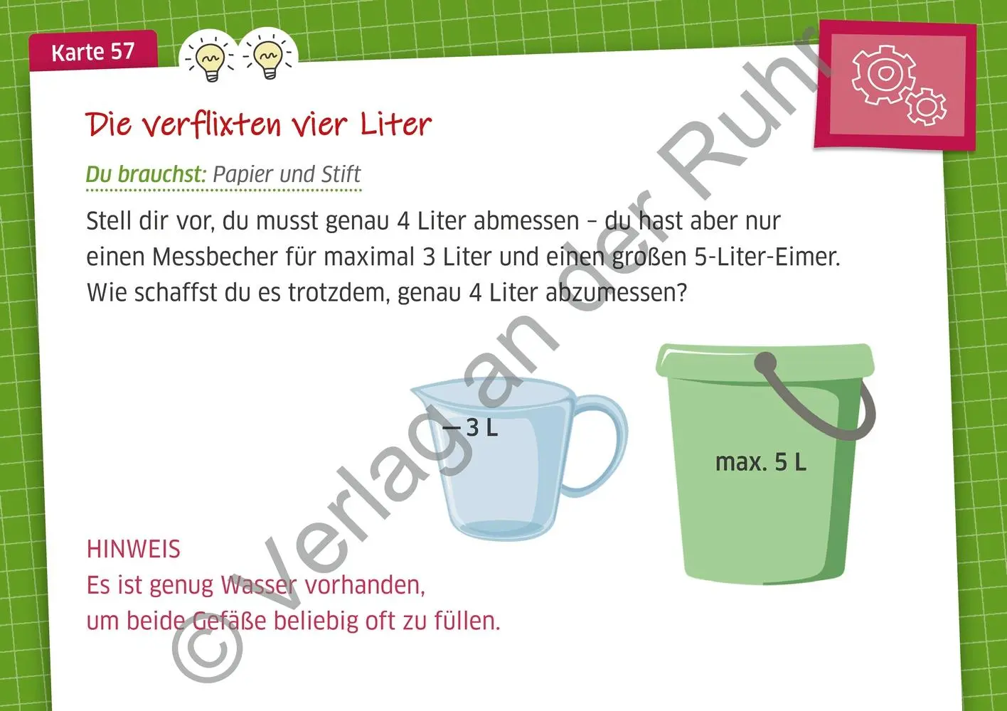 Bild: 9783834645630 | Die Mathe-Kartei für Schnelle | Redaktionsteam Verlag an der Ruhr