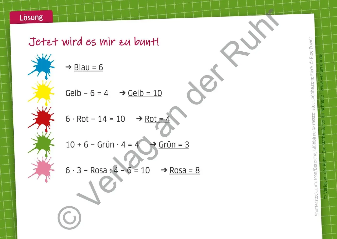 Bild: 9783834645630 | Die Mathe-Kartei für Schnelle | Redaktionsteam Verlag an der Ruhr