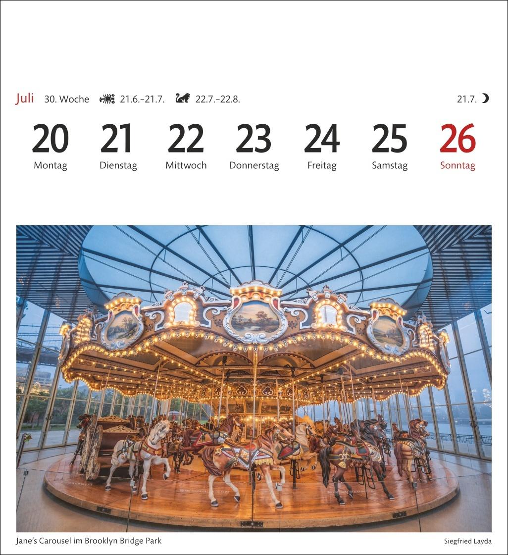 Bild: 9783840035630 | New York Sehnsuchtskalender 2026 - Wochenkalender mit 53 Postkarten