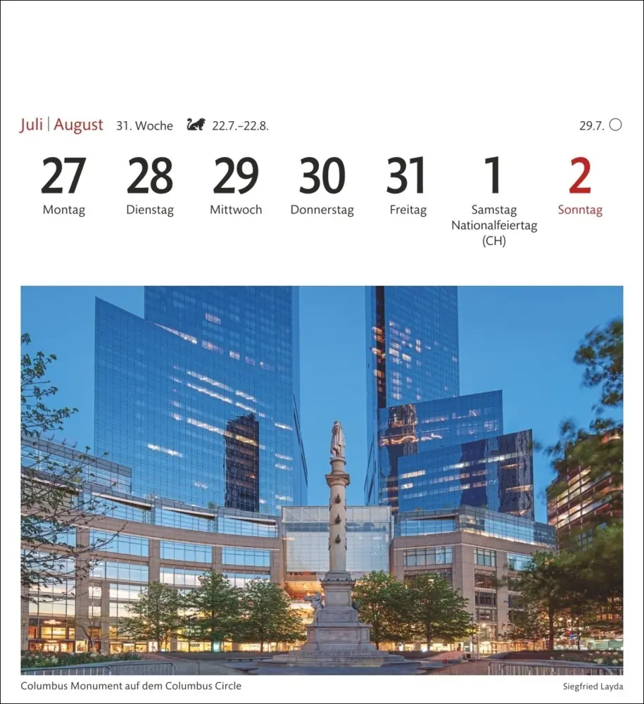 Bild: 9783840035630 | New York Sehnsuchtskalender 2026 - Wochenkalender mit 53 Postkarten