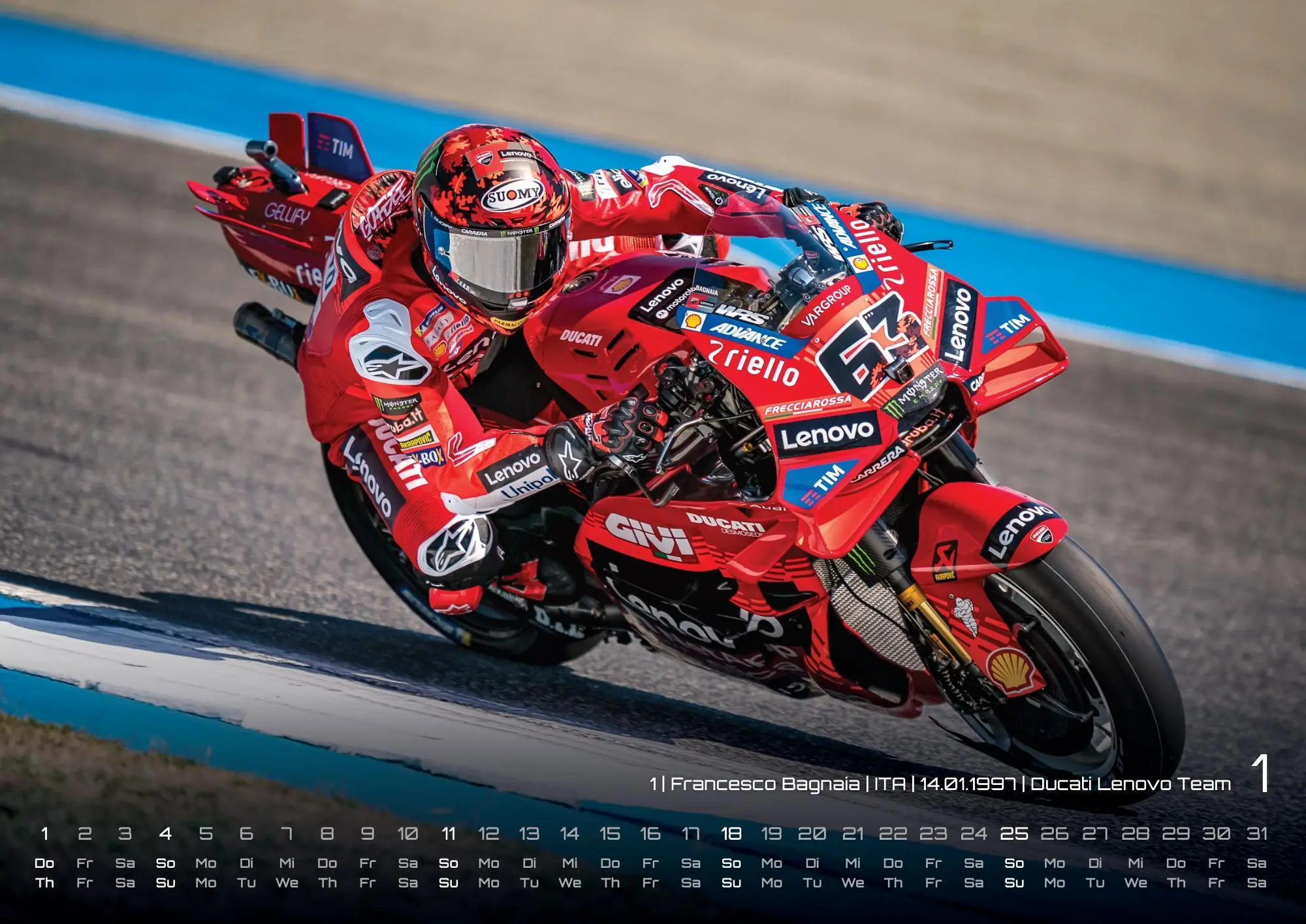 Bild: 9783986735630 | Motorrad Grand Prix 2026 - Kalender MotoGP DIN A3 | GP-Fever. de