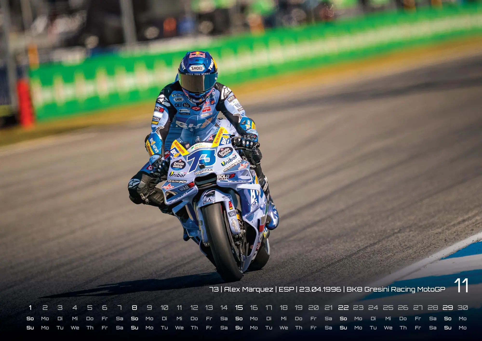 Bild: 9783986735630 | Motorrad Grand Prix 2026 - Kalender MotoGP DIN A3 | GP-Fever. de