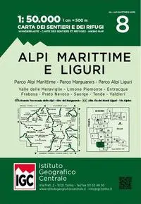 Cover: 9788896455630 | Alpi Liguri 1:50 000 Wanderkarte 8 | (Land-)Karte | Italienisch | 2017