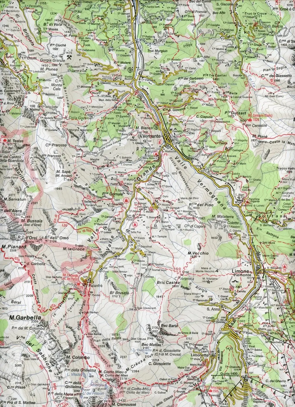 Bild: 9788896455630 | Alpi Liguri 1:50 000 Wanderkarte 8 | (Land-)Karte | Italienisch | 2017