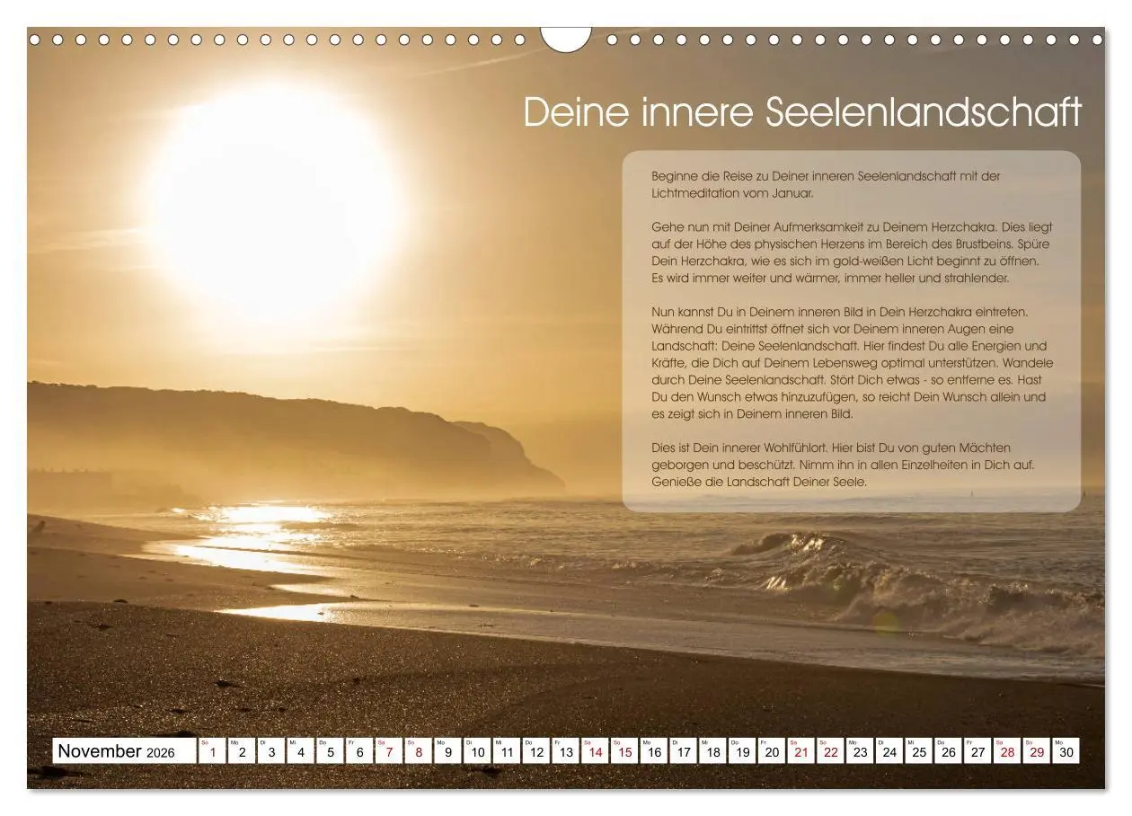 Bild: 9783457755730 | Meditation - Ein Kalender zum Mitmachen (Wandkalender 2026 DIN A3...