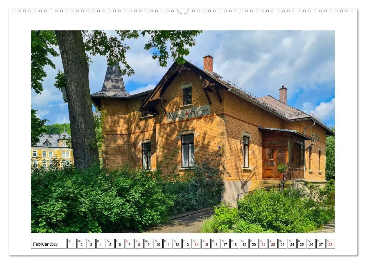 Bild: 9783516605730 | Gera - Untermhaus (Wandkalender 2026 DIN A2 quer), CALVENDO...