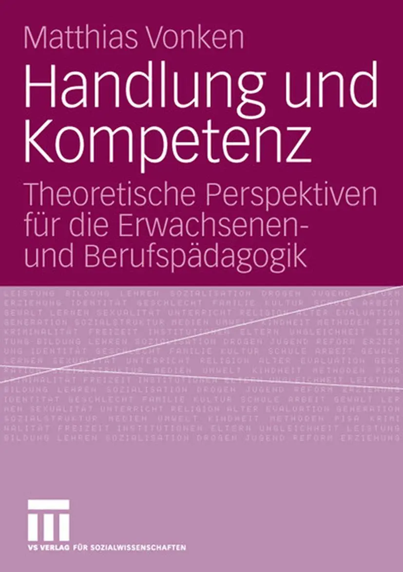 Cover: 9783531145730 | Handlung und Kompetenz | Matthias Vonken | Taschenbuch | viii | 2005