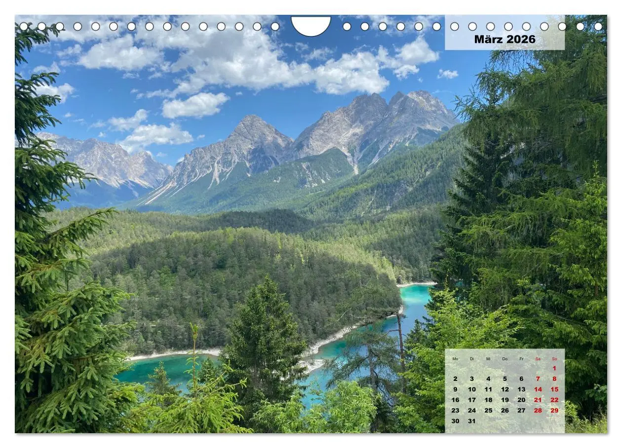 Bild: 9783457365830 | Alpenauszeit - Schöne Orte der Alpen (Wandkalender 2026 DIN A4...