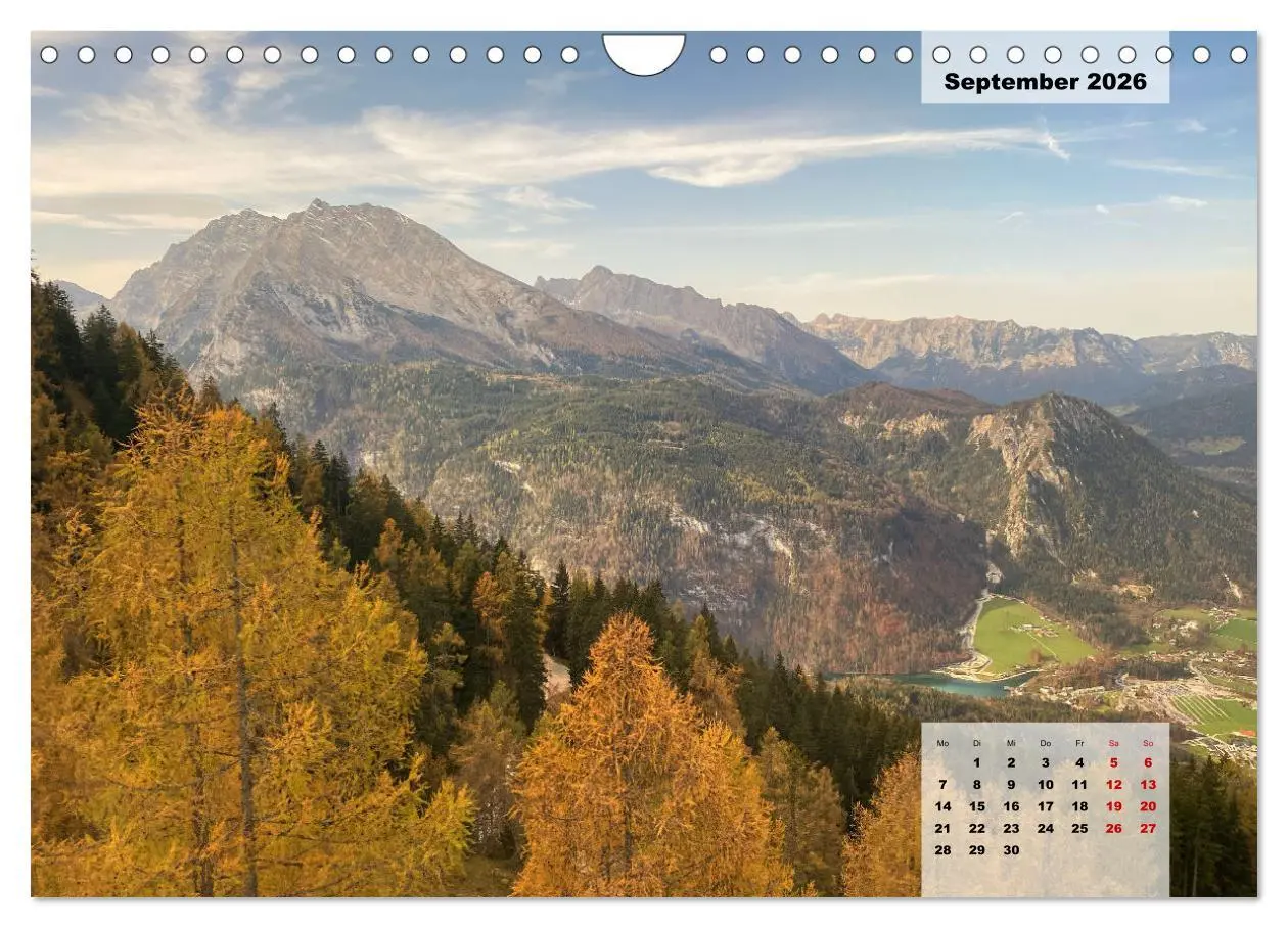 Bild: 9783457365830 | Alpenauszeit - Schöne Orte der Alpen (Wandkalender 2026 DIN A4...