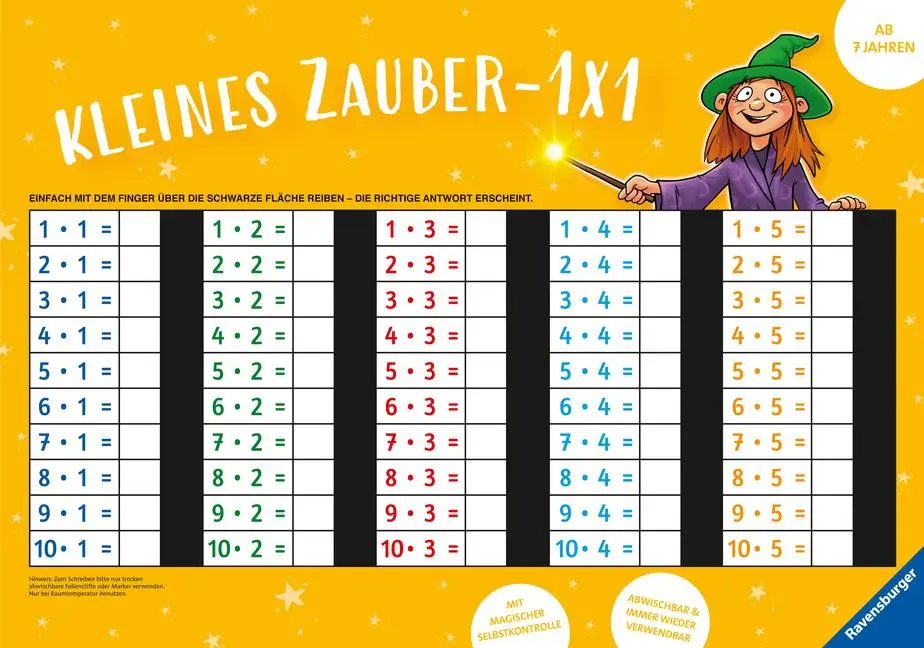 Cover: 9783473415830 | Zaubertafel: Kleines Zauber-1x1 | Michael Menzel | Taschenbuch | 2 S.