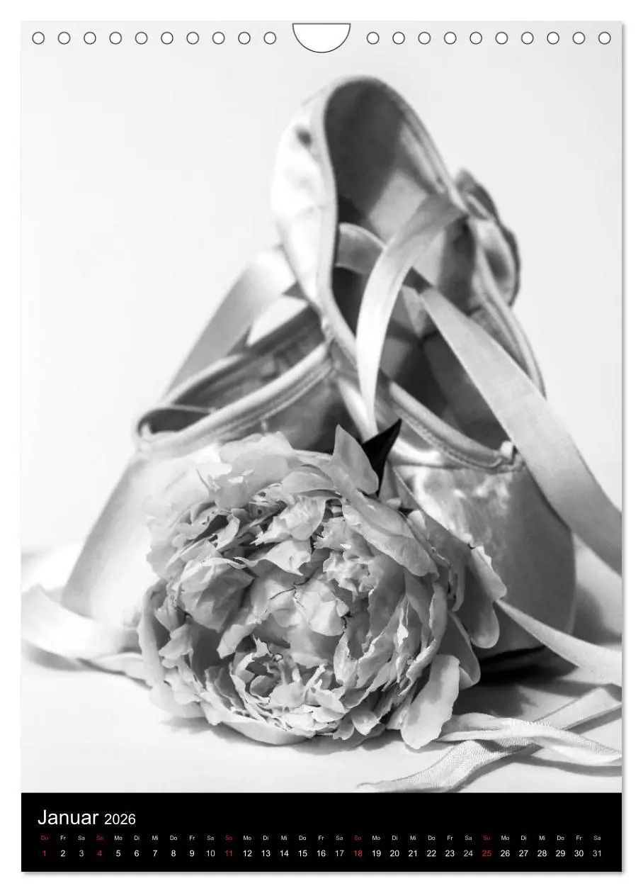 Bild: 9783516455830 | Ballett in Schwarzweiss (Wandkalender 2026 DIN A4 hoch), CALVENDO...