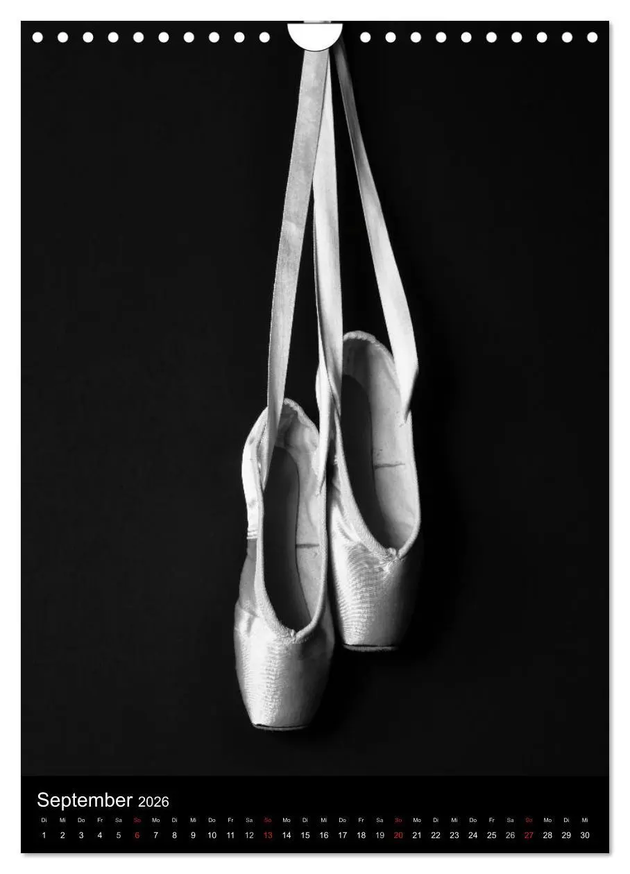 Bild: 9783516455830 | Ballett in Schwarzweiss (Wandkalender 2026 DIN A4 hoch), CALVENDO...