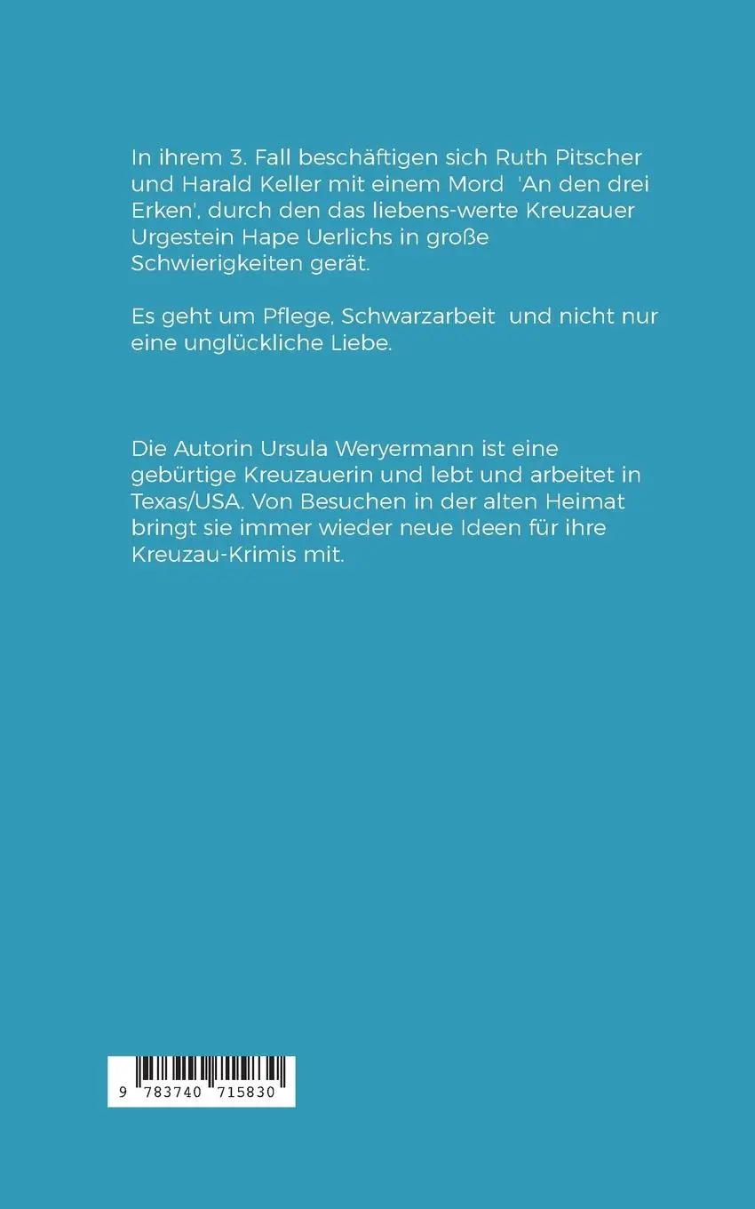 Rückseite: 9783740715830 | Pitscher und Keller und eine unglückliche Liebe | Kreuzau-Krimi | Buch