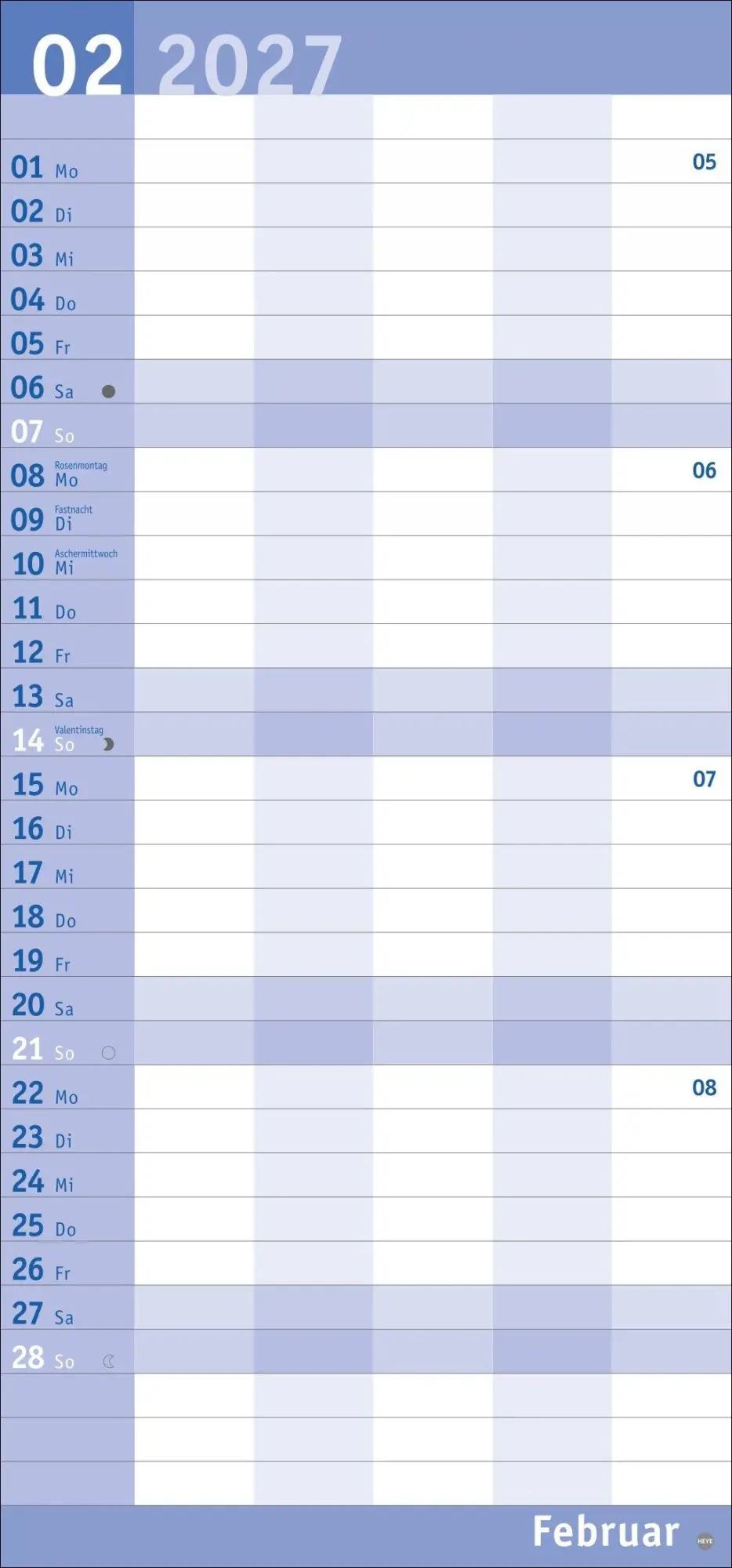 Bild: 9783756415830 | Basic Familienplaner 2027 | Heye | Kalender | Basic Planer Heye | 2027