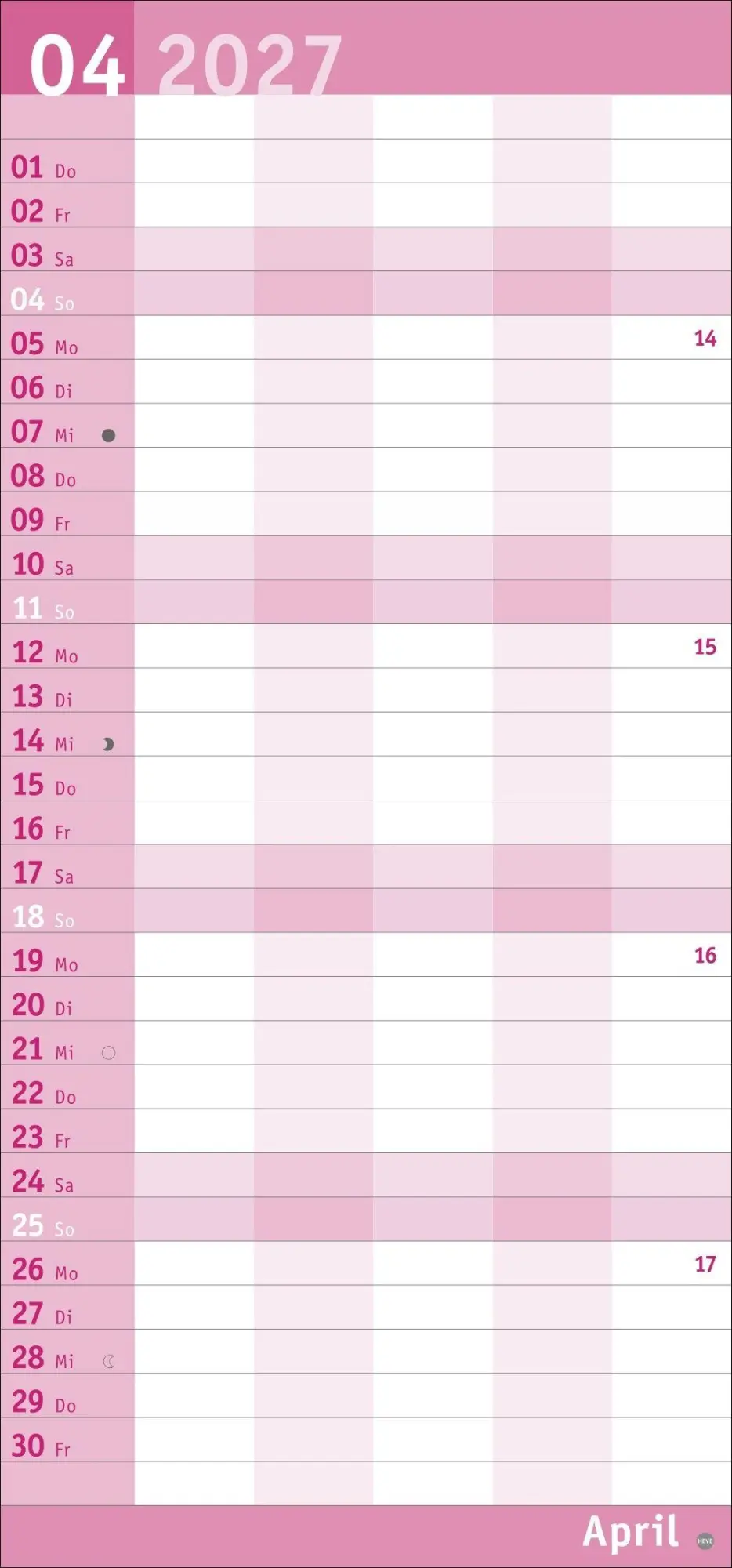 Bild: 9783756415830 | Basic Familienplaner 2027 | Heye | Kalender | Basic Planer Heye | 2027