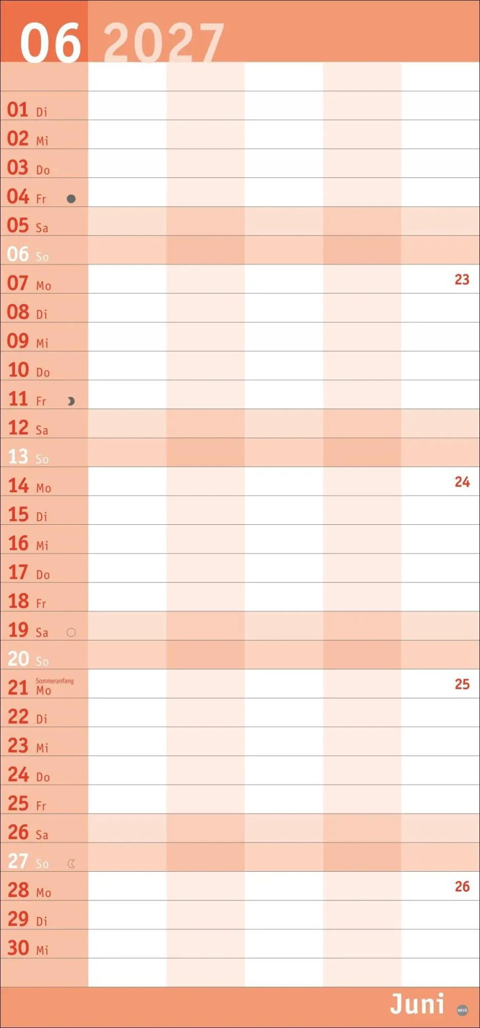 Bild: 9783756415830 | Basic Familienplaner 2027 | Heye | Kalender | Basic Planer Heye | 2027
