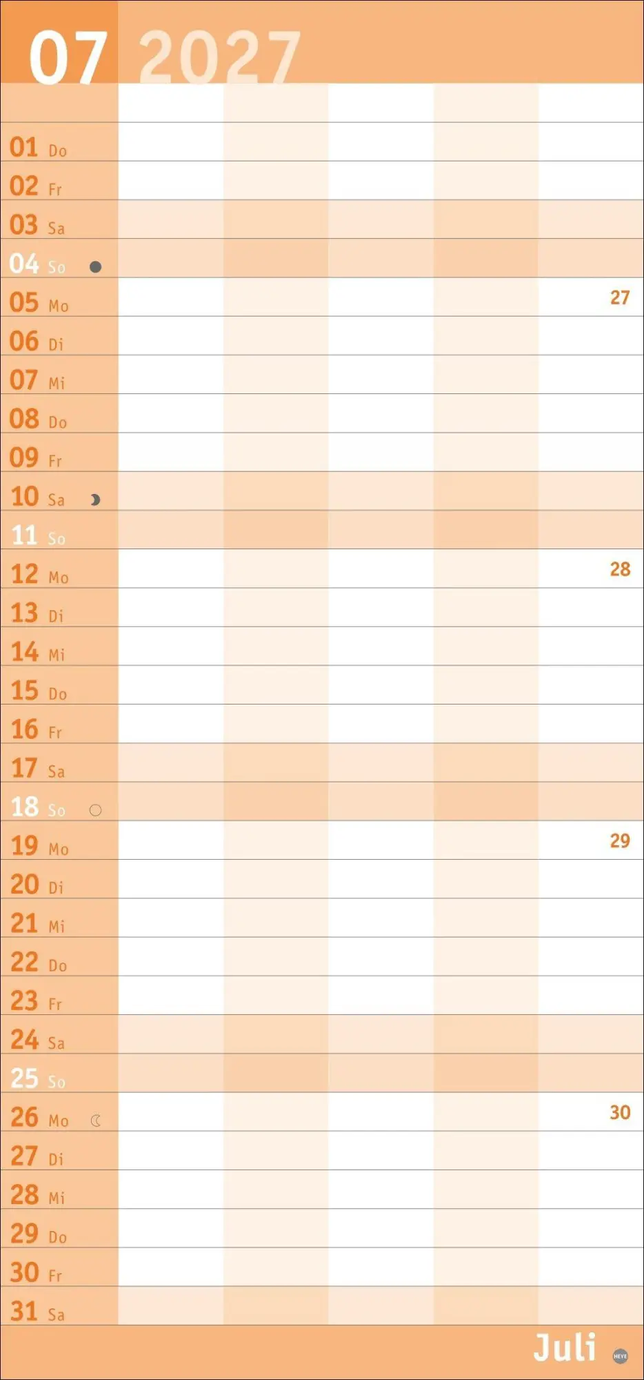 Bild: 9783756415830 | Basic Familienplaner 2027 | Heye | Kalender | Basic Planer Heye | 2027
