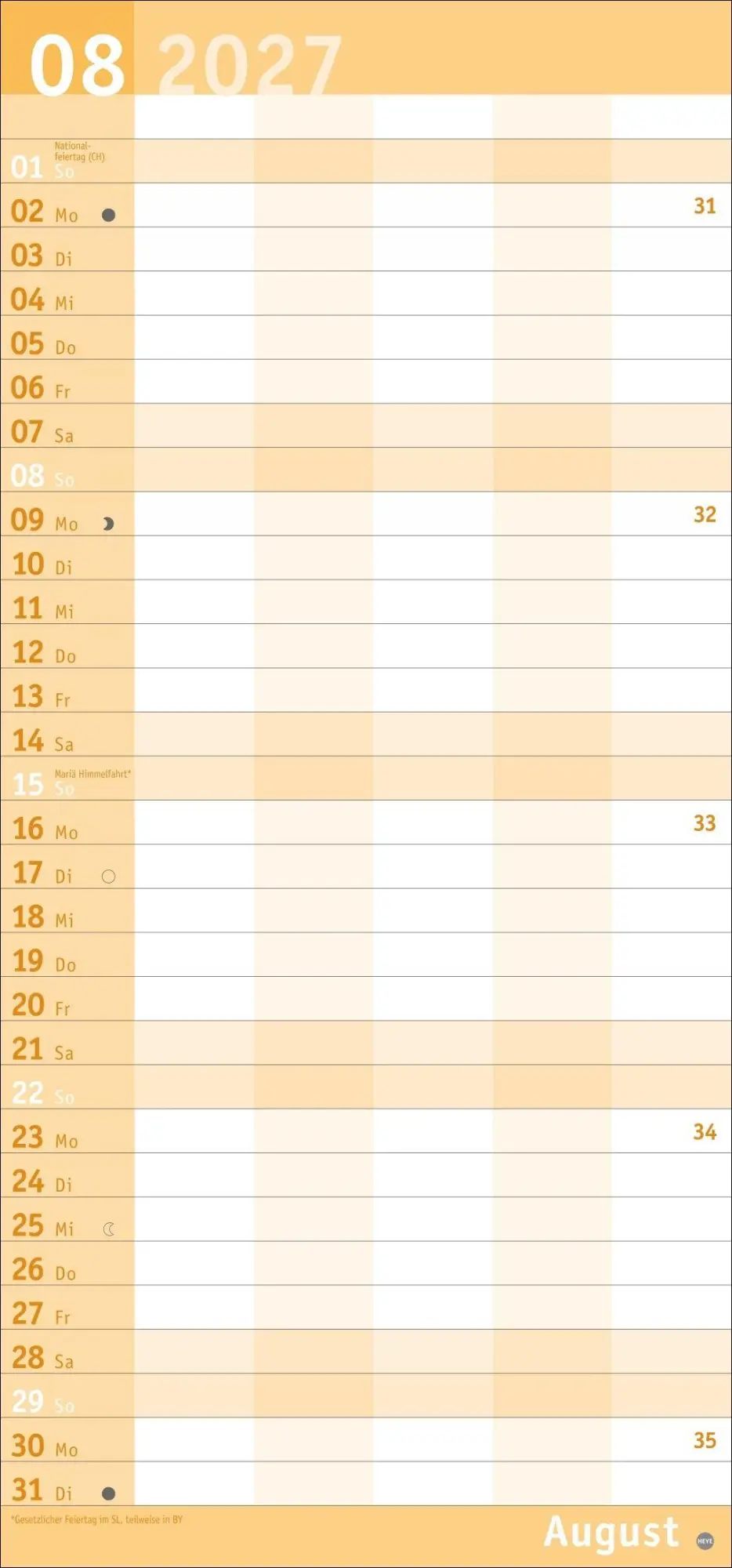 Bild: 9783756415830 | Basic Familienplaner 2027 | Heye | Kalender | Basic Planer Heye | 2027