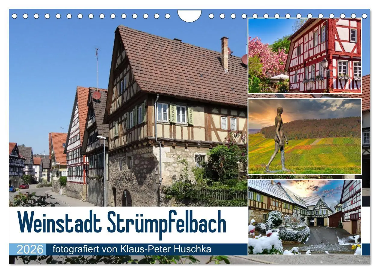 Cover: 9783457595930 | Weinstadt Strümpfelbach (Wandkalender 2026 DIN A4 quer), CALVENDO...