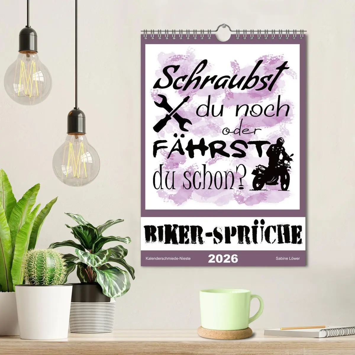 Bild: 9783516375930 | Biker-Sprüche (Wandkalender 2026 DIN A4 hoch), CALVENDO Monatskalender