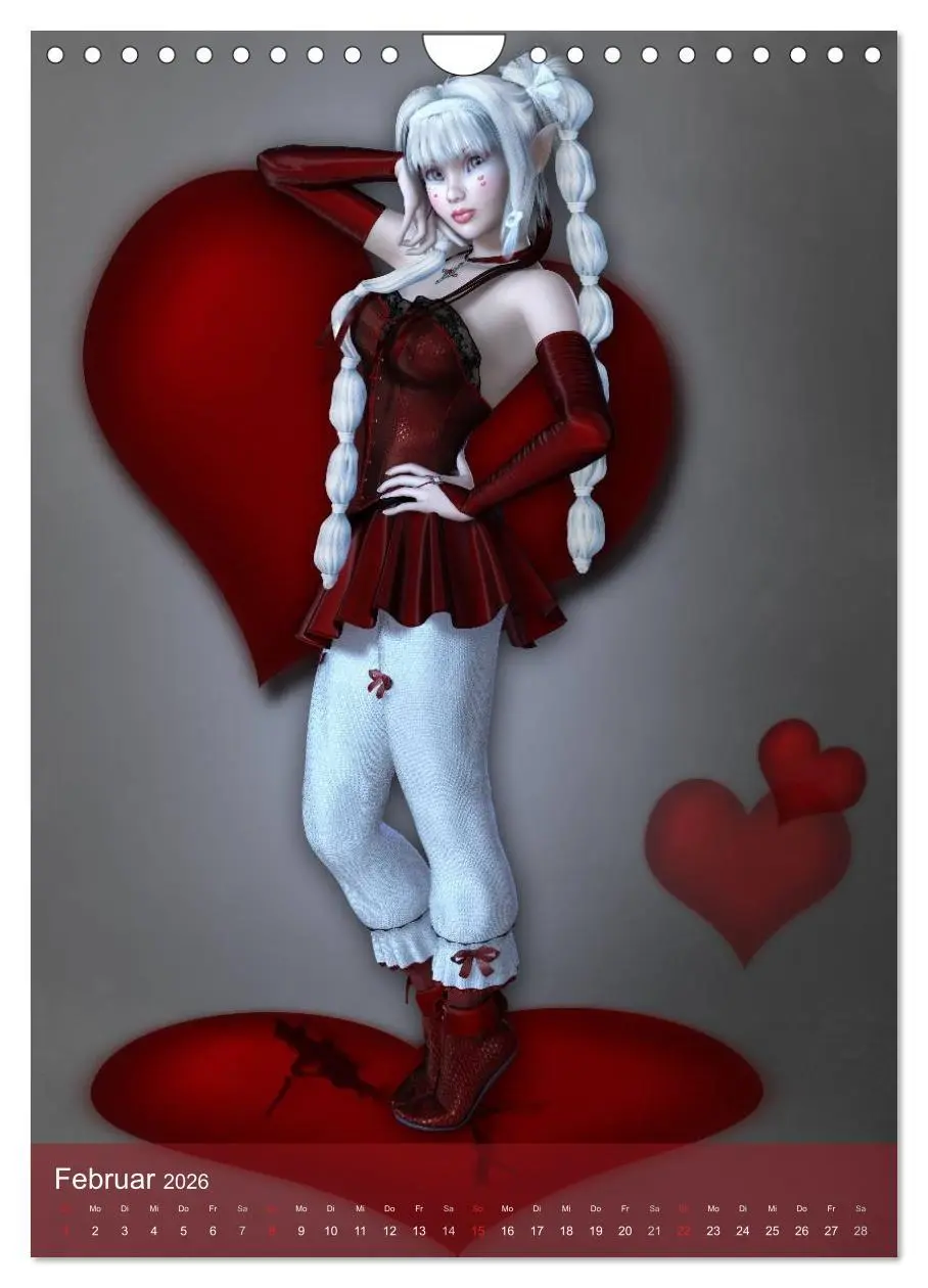 Bild: 9783516445930 | Mädchen im Manga Style (Wandkalender 2026 DIN A4 hoch), CALVENDO...
