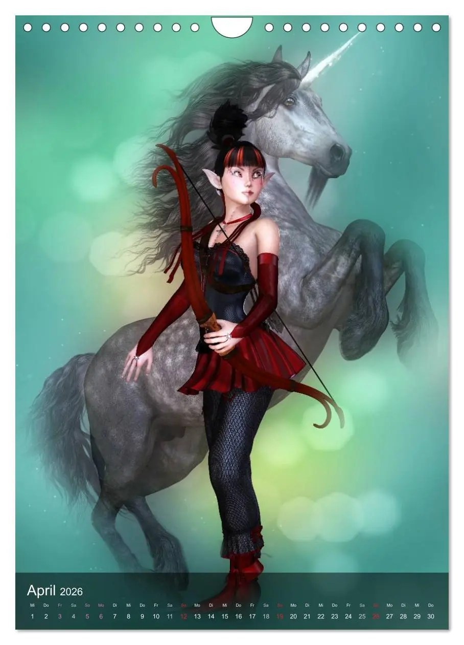Bild: 9783516445930 | Mädchen im Manga Style (Wandkalender 2026 DIN A4 hoch), CALVENDO...