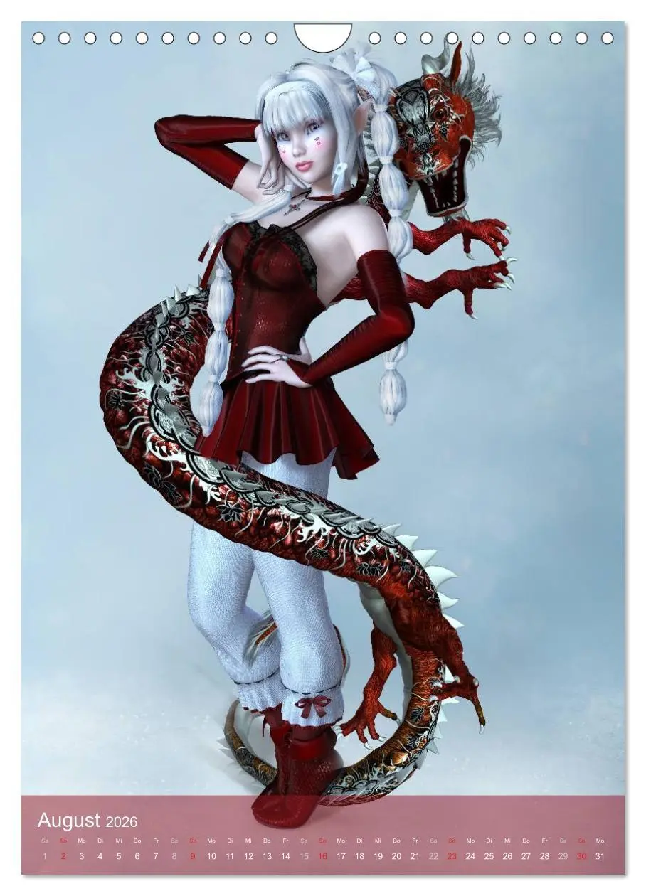 Bild: 9783516445930 | Mädchen im Manga Style (Wandkalender 2026 DIN A4 hoch), CALVENDO...