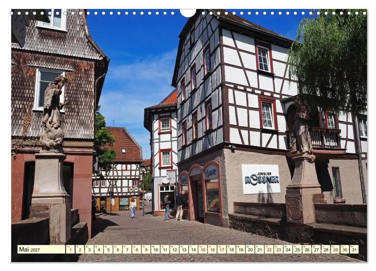 Bild: 9783516755930 | Bensheim an der Bergstraße Mandelblüte, Wein und Fachwerk...