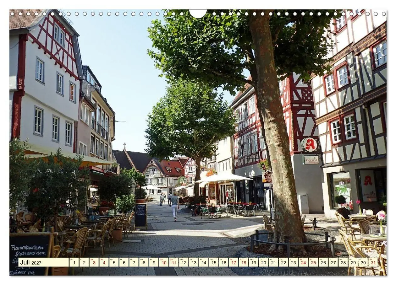 Bild: 9783516755930 | Bensheim an der Bergstraße Mandelblüte, Wein und Fachwerk...