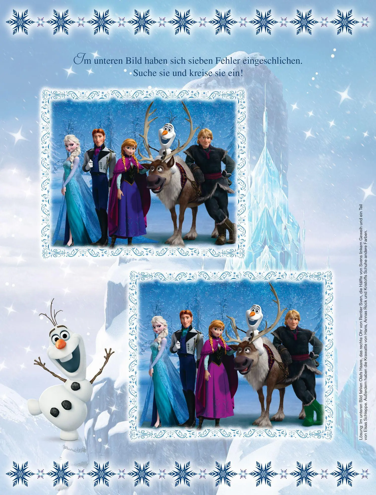 Bild: 9783833245930 | Disney Die Eiskönigin: Mein zauberhafter Kreativblock | Panini | Buch